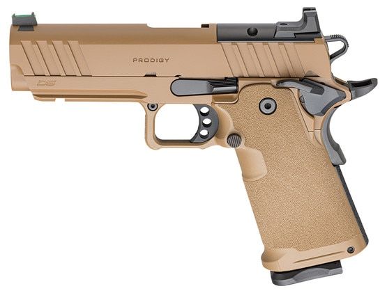Springfield Armory 1911 DS Prodigy AOS 9mm Optic Ready Pistol - Coyote - 10rd - 4.25"